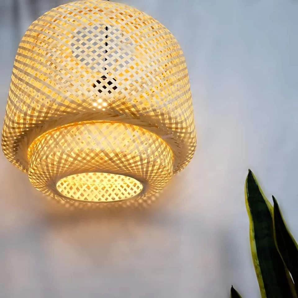 Vietnam Wholesale Bamboo Lamp Modern Handmade Wicker Rattan Bamboo Pendant Lamp High Quality Best Price