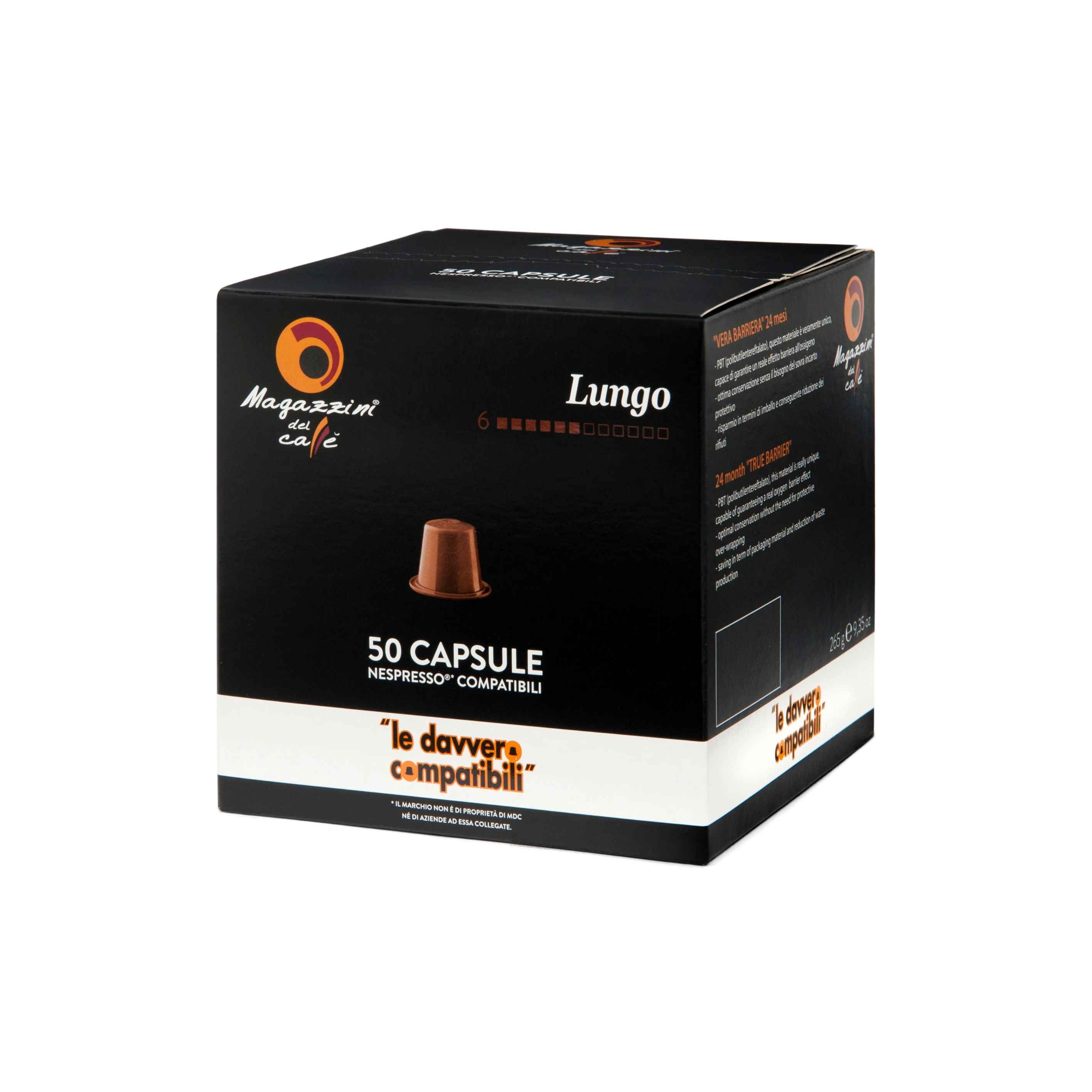 LUNGO эспрессо с фильтром для кофемашины Nespresso * Совместимость кофе в капсулах-50 ДС коробка