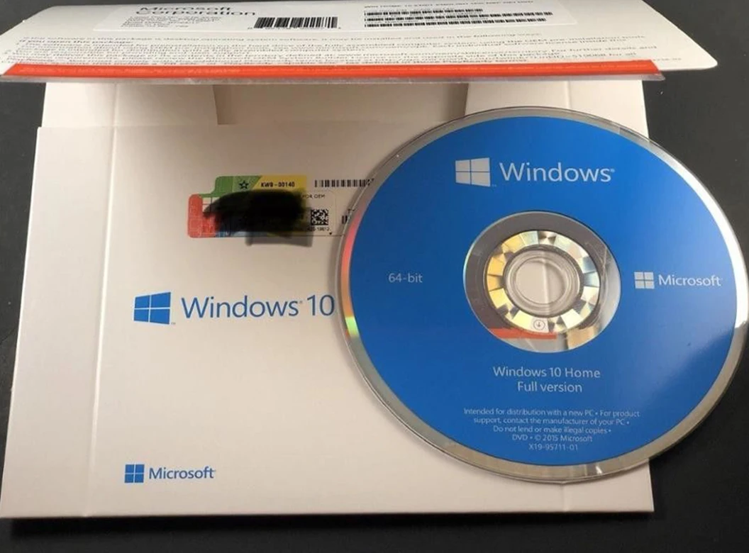 Hot sale Windows 10 home oem DVD Windows 10 home oem  full package Windows 10 home  oem DVD  by Air