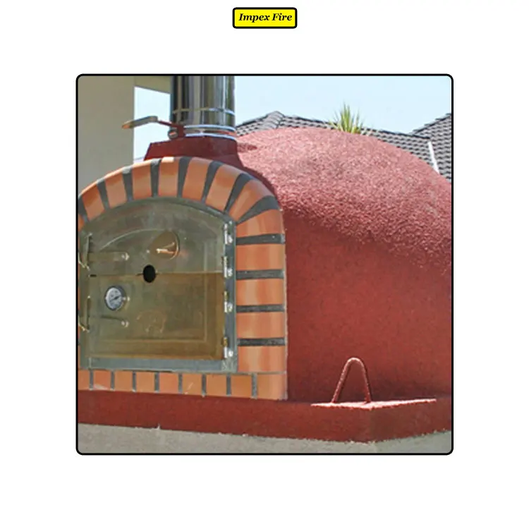 2021 Most Selling Exceptional Quality 100% Natural Clay Made Outdoor Commercial Wood Fired Pizza Oven