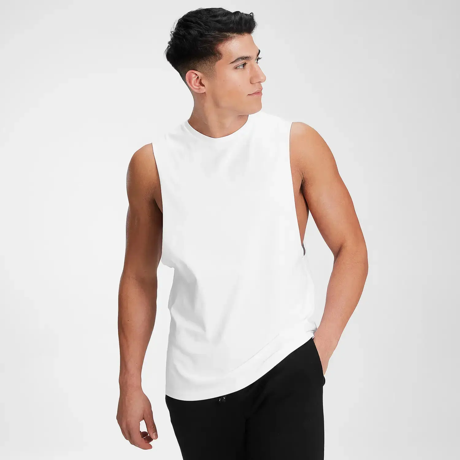  Пакистанское производство индивидуальный дизайн мужские майки без рукавов для тренажерного зала Майки Stringer