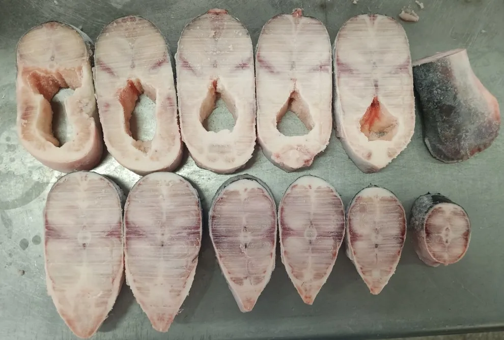 Top selling frozen Steak cut Pangaius- factory supply Frozen Pangasius/ swai/basa Fillets with ASC, BAP certificates