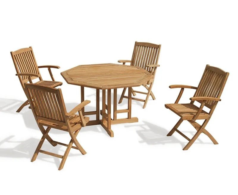 Outdoor Folding Dining Table And Chair Set Indonesia Furniture