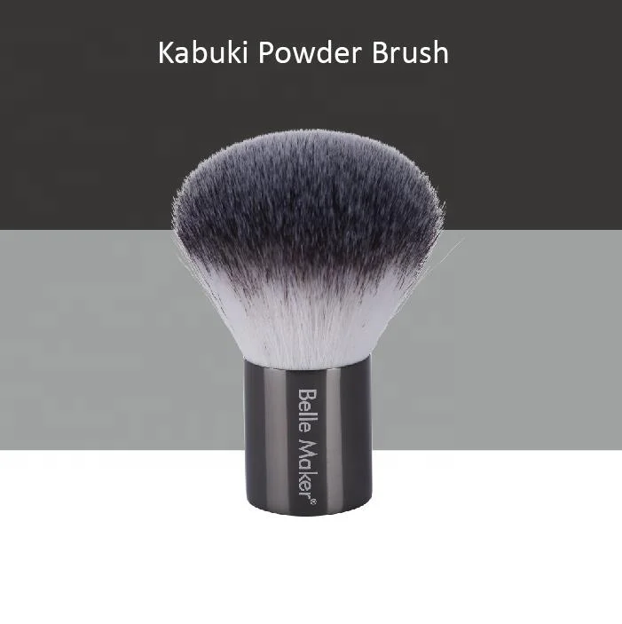 
KABUKI BRUSH, BelleMaker, so soft synthetic hair with hand handle, easy to use with Powder Blush Contour Buffer cosmetic product 