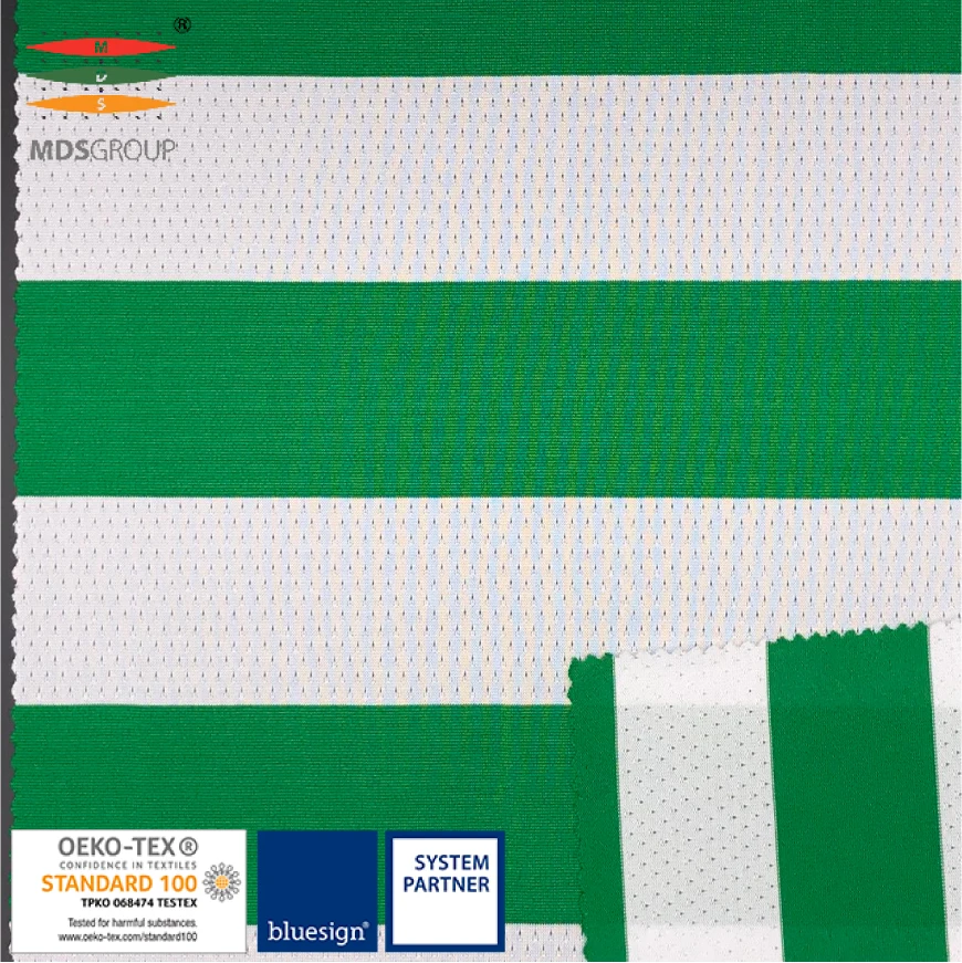 
YARN DYE FOOTBALL JERSEY/SPORTSWEAR/GOLF APPAREL 100%CD POLYESTER CIRCULAR KNIT HYDROPHILIC COMPUTER JACQUARD 