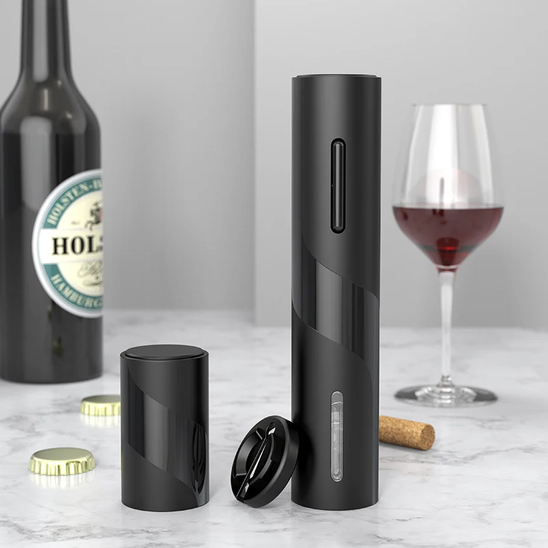 Cheap Plastic Electric Red Wine Opener Automatic Beer Bottle Opener Set for Bar Kitchen