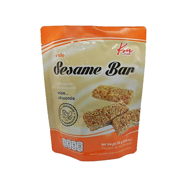 High Protein Vegan Sesame Bar With Nutrition Benefit And Good Taste 126g