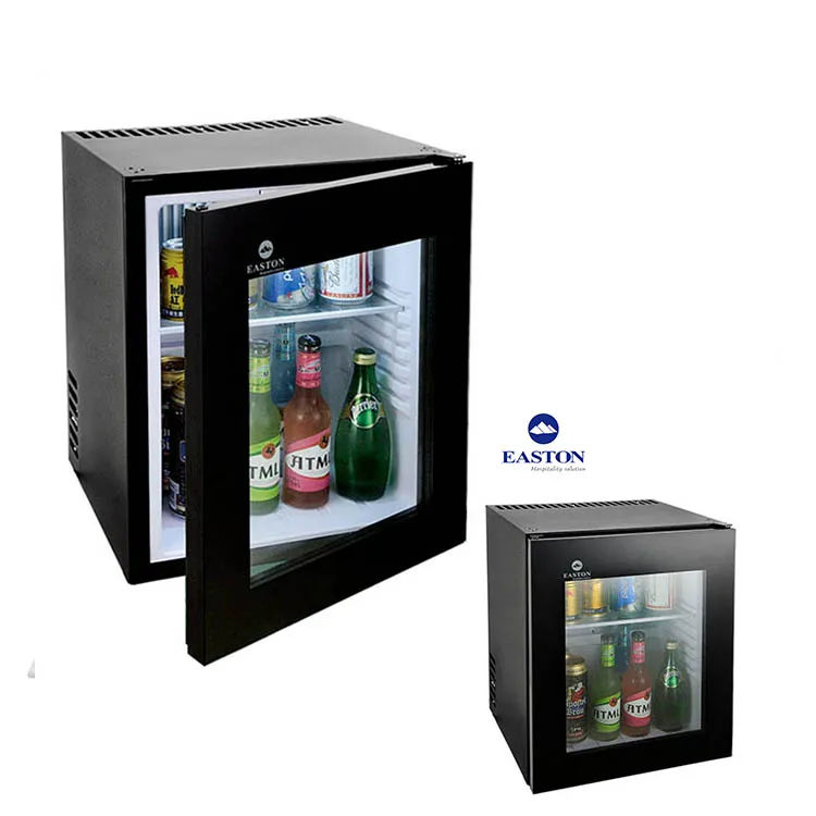 Automatic defrosting hotel minibar refrigerator