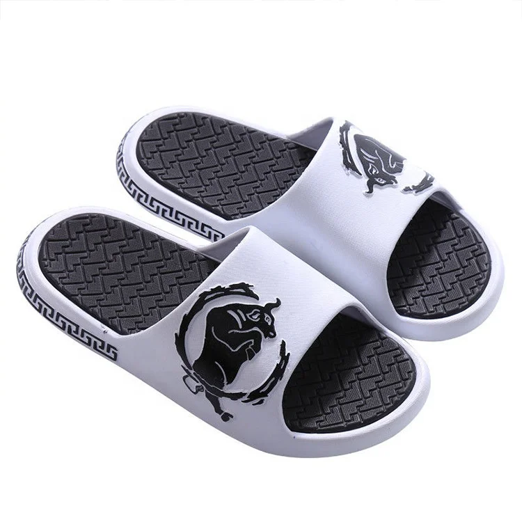 
Indoor Slippers Soft PVC Summer Shoes Woman Men Home Sandals Anti-slip Female Lovers Massage Bathroom Slipper 