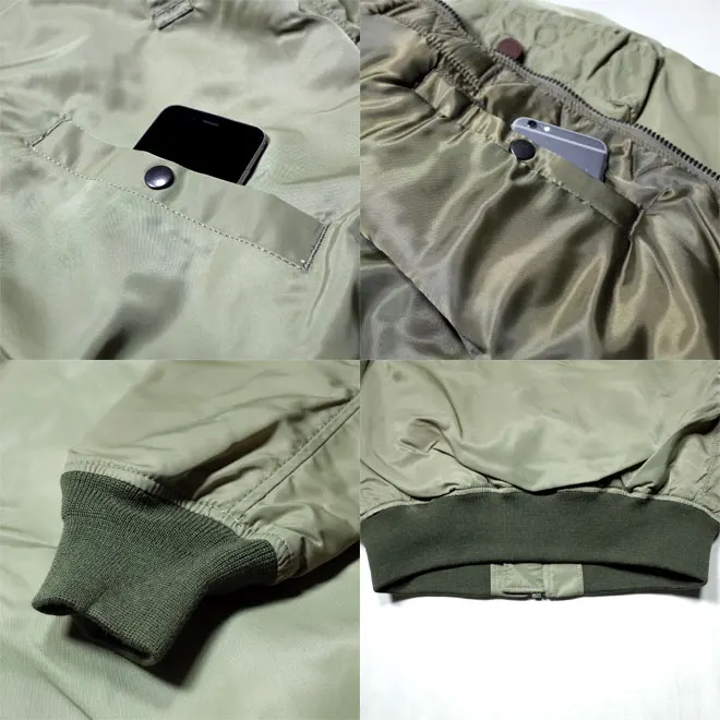 
Air force Heavy zone jacket,OD color Military clothing made in japan 