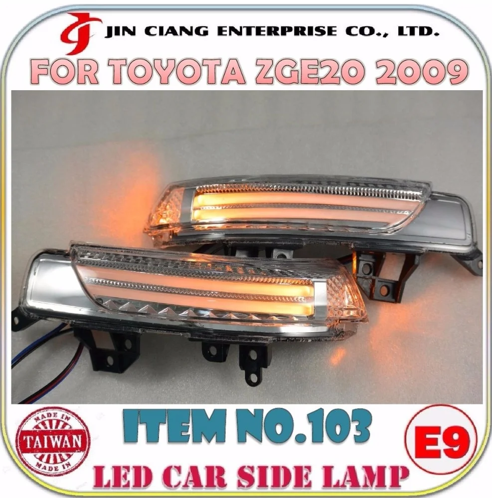 Car Accessories FOR JAPAN TOYOTA WISH ZGE20 LIGHT Guide LED CAR SIDE LAMP