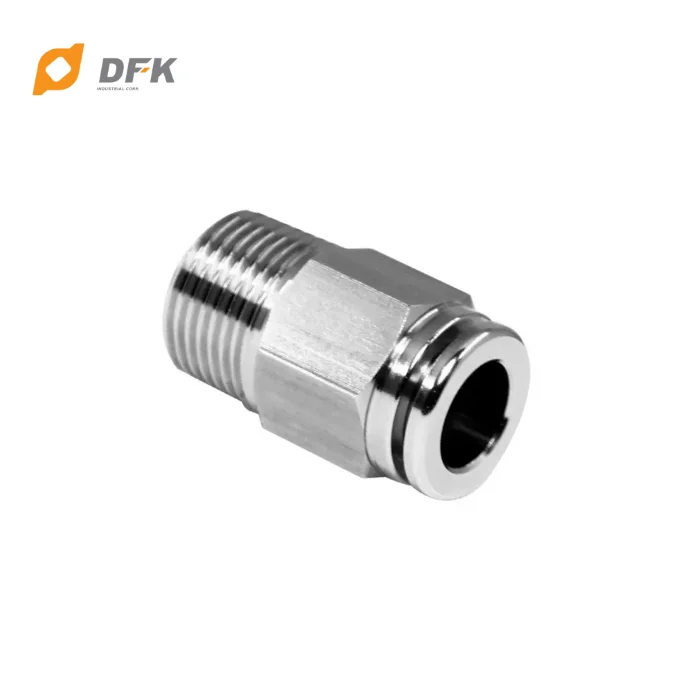 Нажимные пневматические фитинги из нержавеющей стали штекерные разъемы