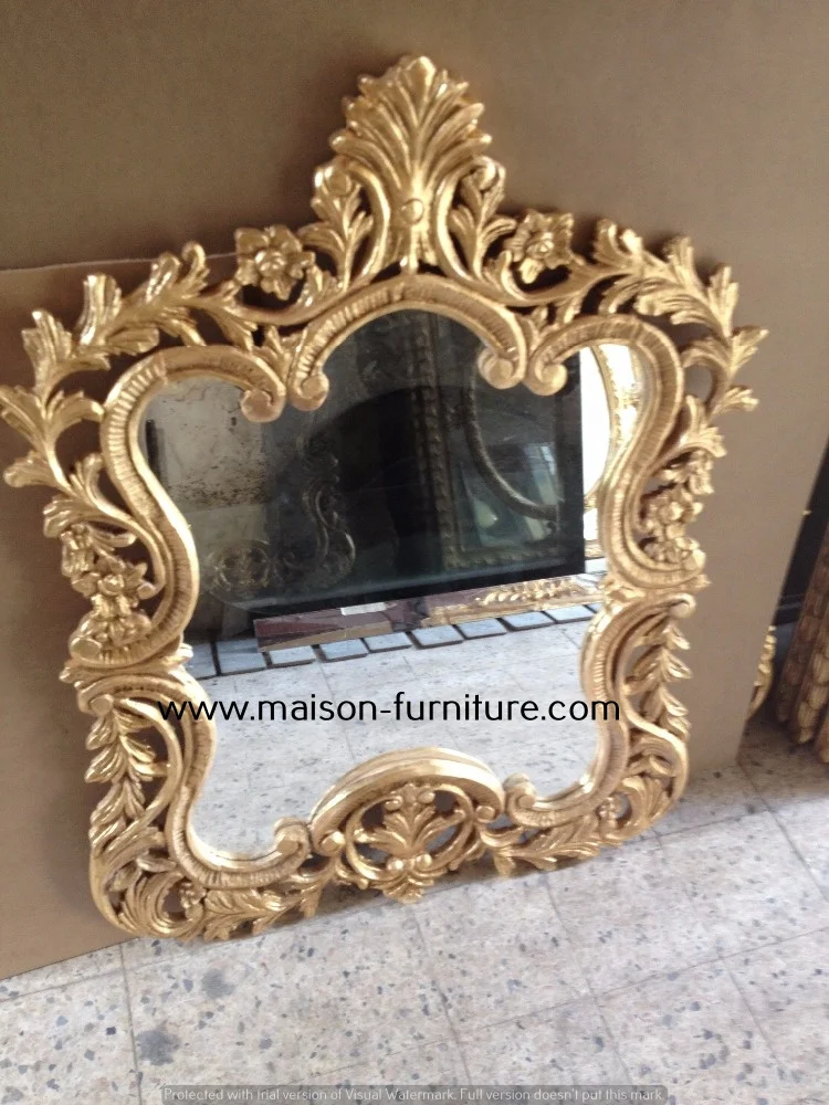 
gold frame mirror 