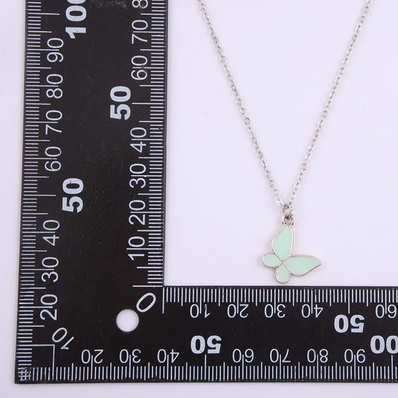 Hot Selling Necklace Classic Oil Drop Butterfly Necklaces Jewelry With Cute Style