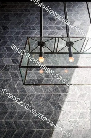 Natural Blue Gothic Stone Bleue Steen Bluestone Resort Dark Paving Factory Direct Quarry French pattern modern Beach Hotel