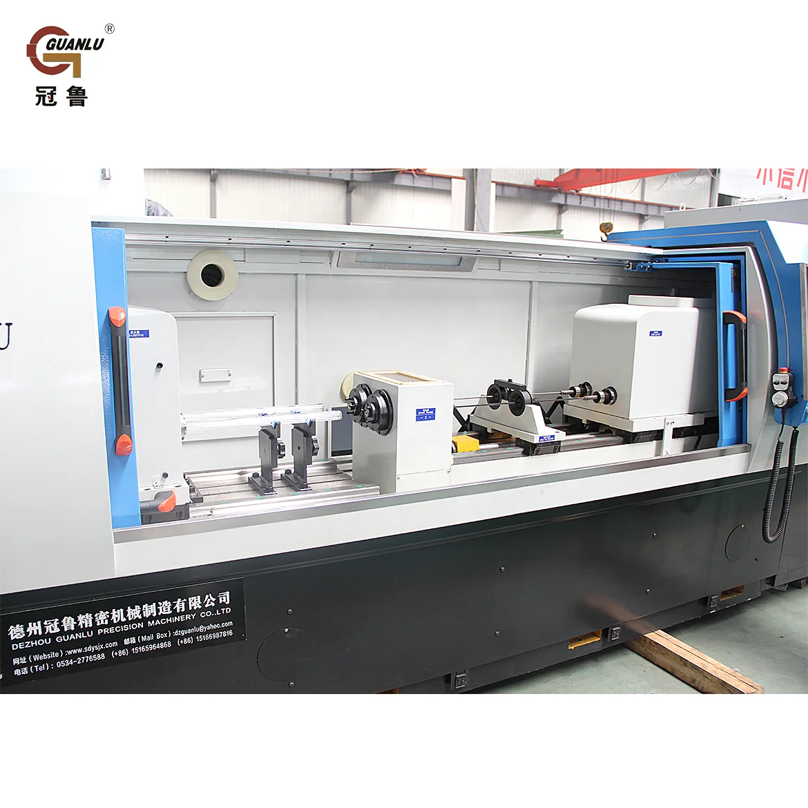 Double spindle CNC deep hole Gun drilling machine