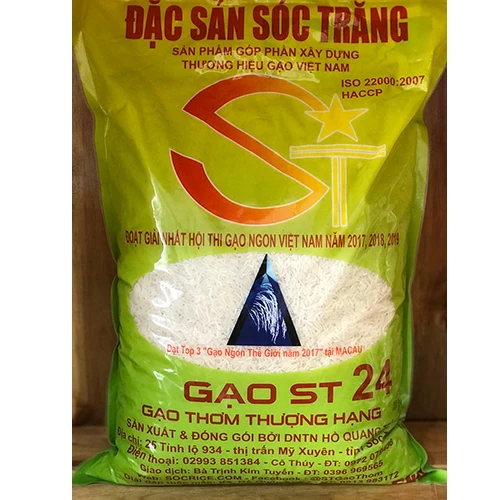 Delicious ST24 rice from vietnam best long grain white rice