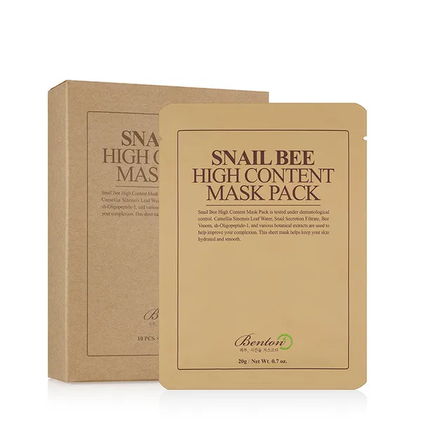 BENTON snail bee high content mask pack 20g 1pcs
