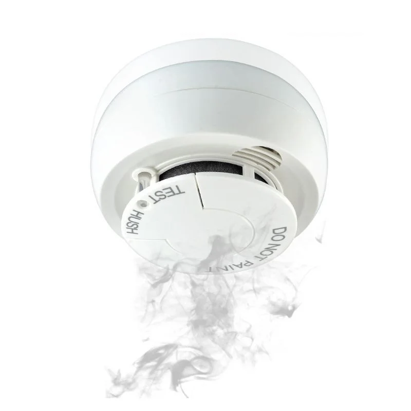 Wholesale Ceiling Mounted Home Security Smoke Gas detector with WIFI Tuya Smart Life Wireless Sensor Monitor Smart Fire Alarm