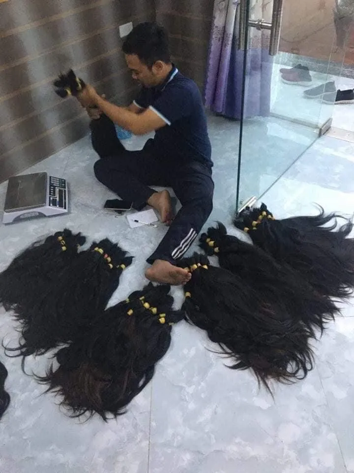 100% virgin hair extensions silk strong good quality