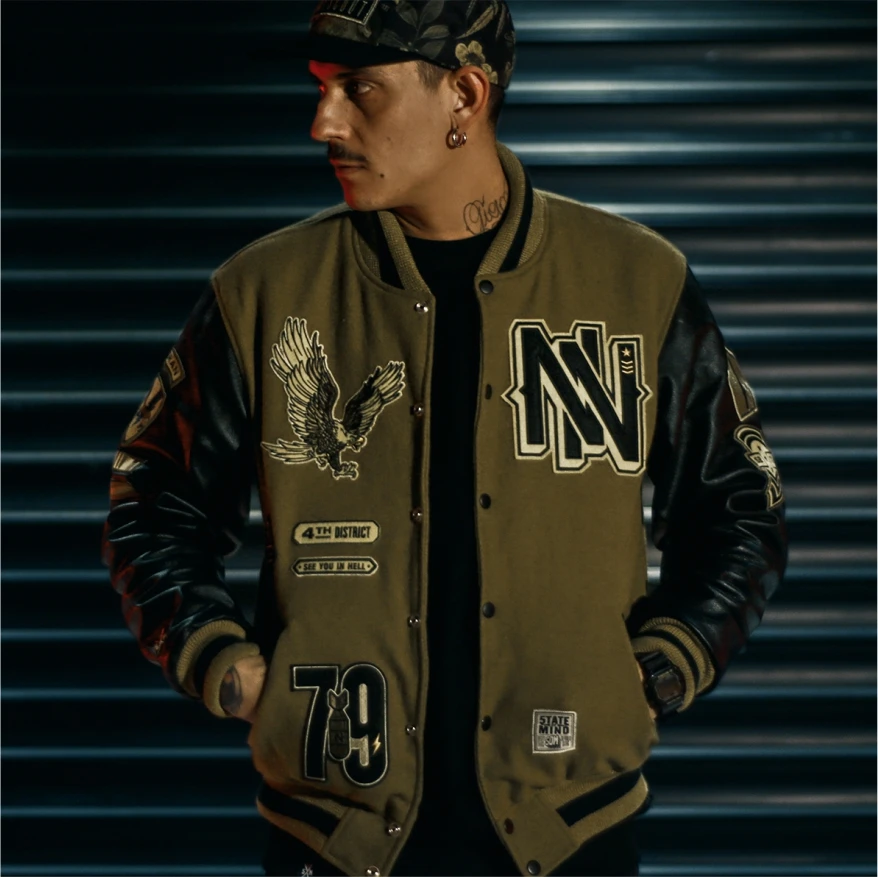 new Jacket Wholesale High Quality Youth Clothing Fashion Casual School Baseball Men Casual Custom Fleece