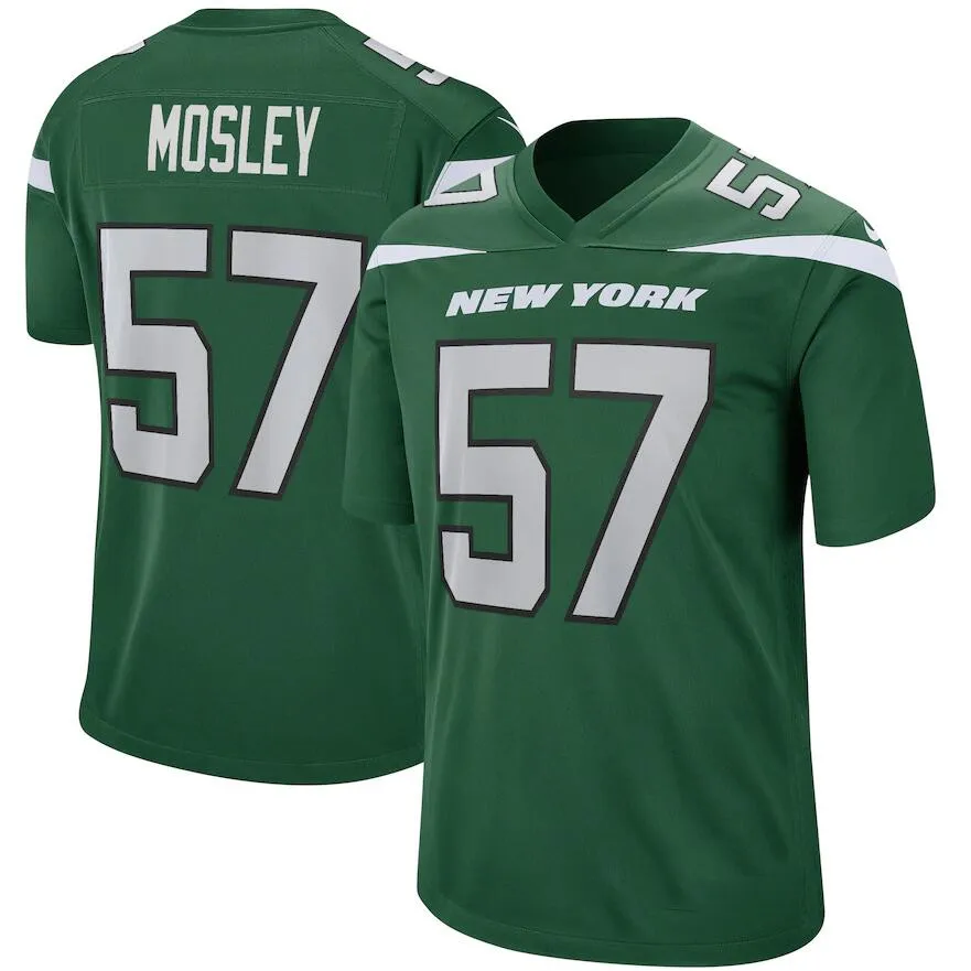 Трикотажные изделия для американского футбола Джерси Вильсона Мосли вера-Такера сшитые бесплатная доставка