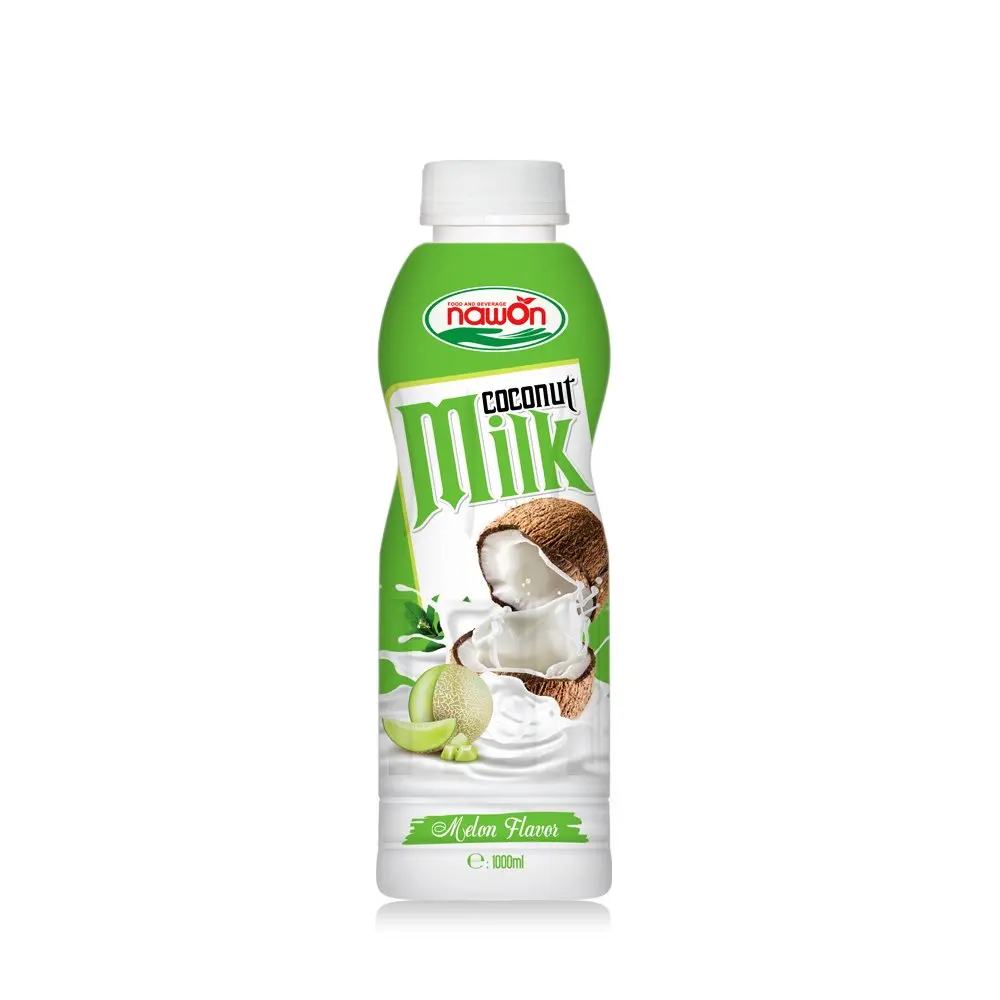 Coconut Milk 1L NAWON For Drink with Rose Flavor Less Cholesterol OEM Beverage Provider in