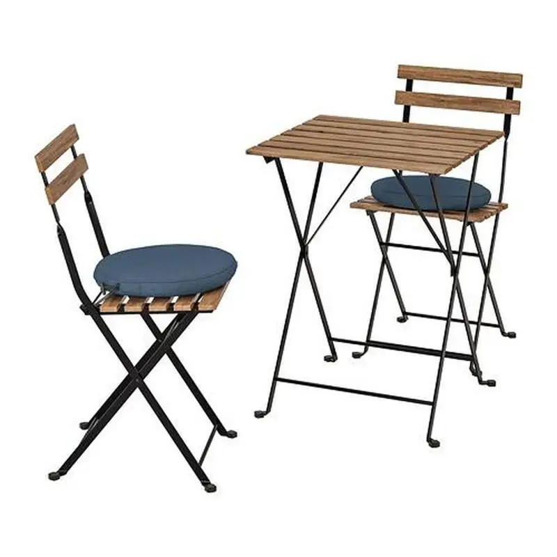 Modern Style Customization Color  Bistro Set Outdoor Acacia Solid Hardwood Table and Chair from Viet Nam factory