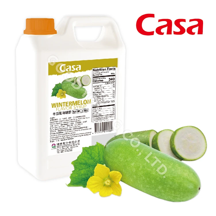 Good Young Tea Bubble Tea Ingredients for Boba Tea Shop Brown Sugar Winter Melon Flavor Syrup