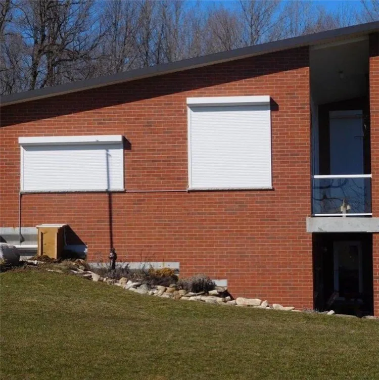 
Decorative Side Indoor Lock Security Blinds Blackout Adjustable Window Shutters 