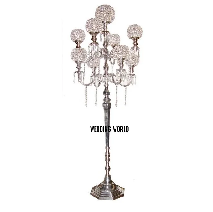  Латунный канделябр серебряного цвета дизайнерский самостоятельный роскошный высшего качества оптовая продажа стильный современный