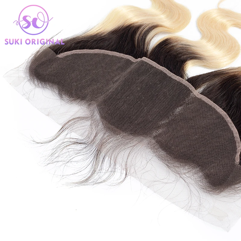 Бразильские натуральные волосы высокой четкости HD кружевные фронтальные человеческие волнистые волосы 1b 613 три части 13x4 13x6 13x5