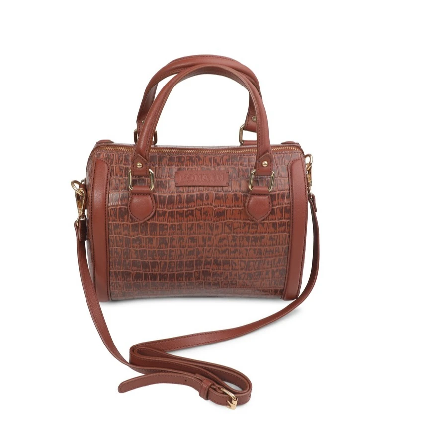 Genuine Cow Leather Pride Women Crocodile Pattern Sling Bag for office travel daily wear college event party occassion
