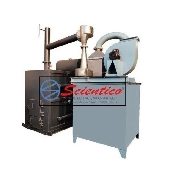 Highly Portable Galvanized Hot Selling Smokeless Medical Waste Incinerator from India