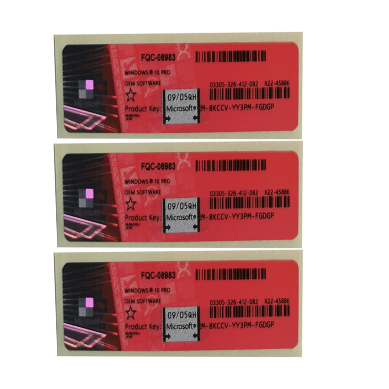 Win 10 pro/ home красная наклейка или цифровая продажа со скидкой MS software win Pro key OEM подлинный ключ