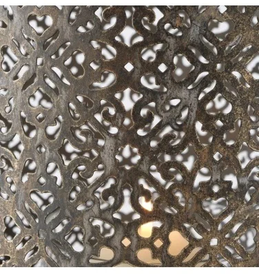 Home Decor Lantern for Wedding Party Baby Shower Holiday Family Gathering Hurricanes Vintage Lacy Lattice Patterned Bellies