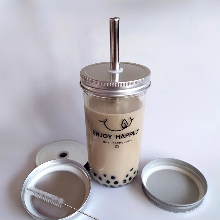  Многоразовая чайная чашка boba 24 унции с 12 мм