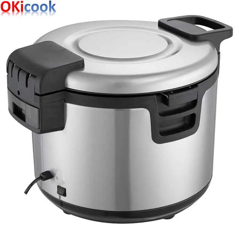 19 Quart Stainless Steel Restaurant Rice Cooker Industrial Mechanical Timer Control Panel Automatic Rice Cookers