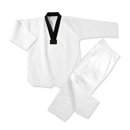 Горячая Распродажа 2021 индивидуальная униформа для тхэквондо из полиэстера оптовая продажа ребристая 8020