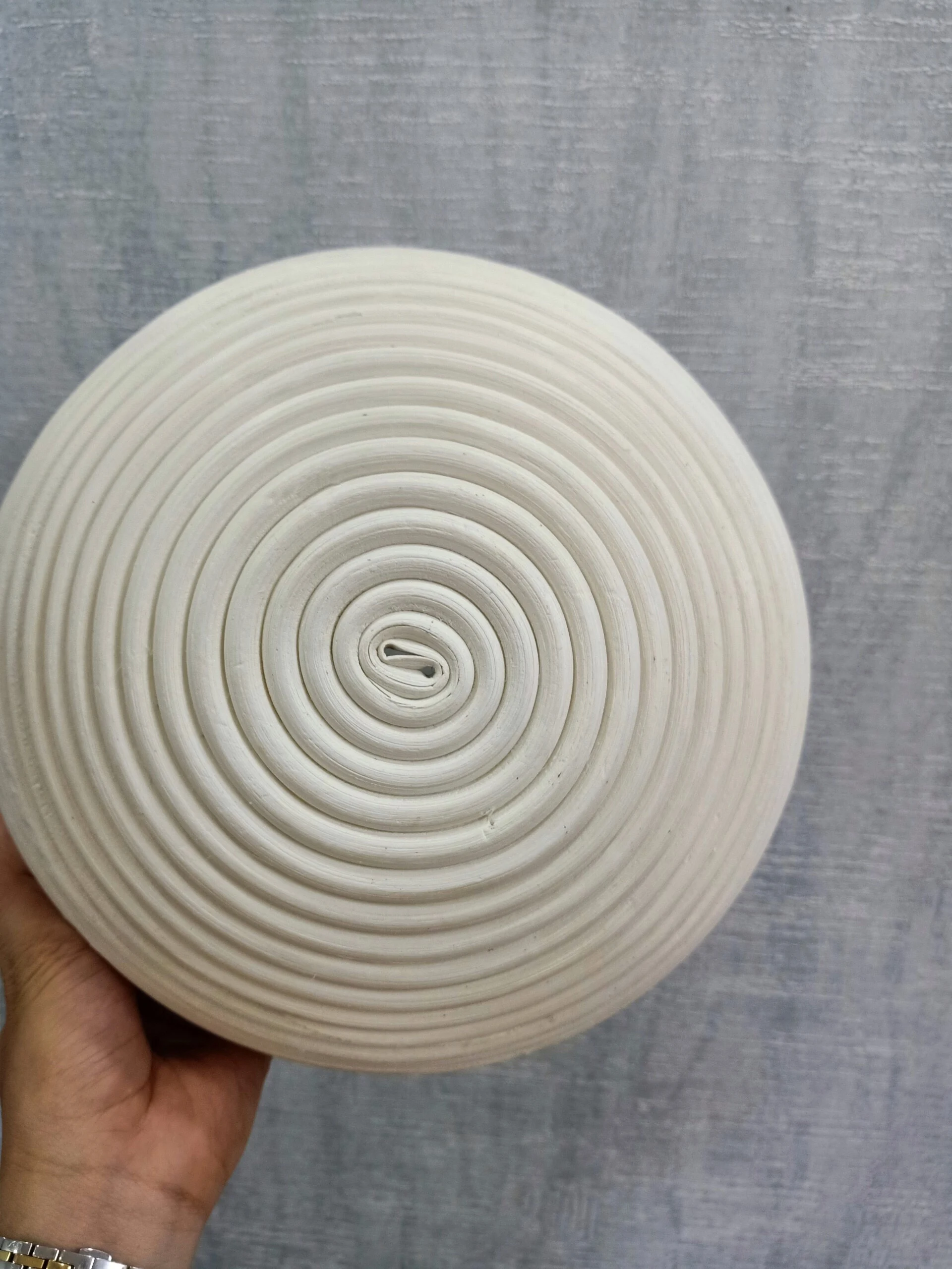 Ручная работа Vietbay ремесла натуральный 9 10 дюймов круглый корзина для хлеба набор из ротанга с льняной тканью