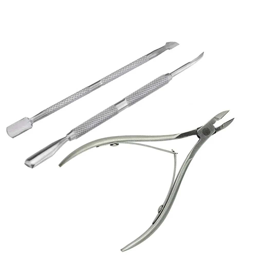 Nail Clipper Finger Toenail Trimmer Dead Skin Scissors Cuticle Remover Cutter Plier Manicure Tool Cuticle Pusher