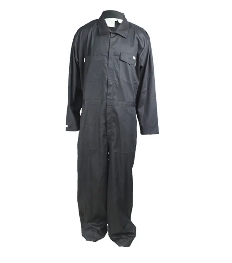 OEM Workwear 100 % Cotton Disposable  Fireman Full  Sleeve Field Wear Coveralls Boiler Suits Overall Working Uniform