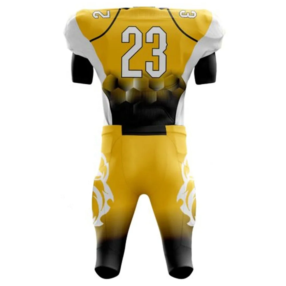 
Wholesale Unique Quality Customized American Football Uniform | 100% Polyester American Football Uniform Jersey 