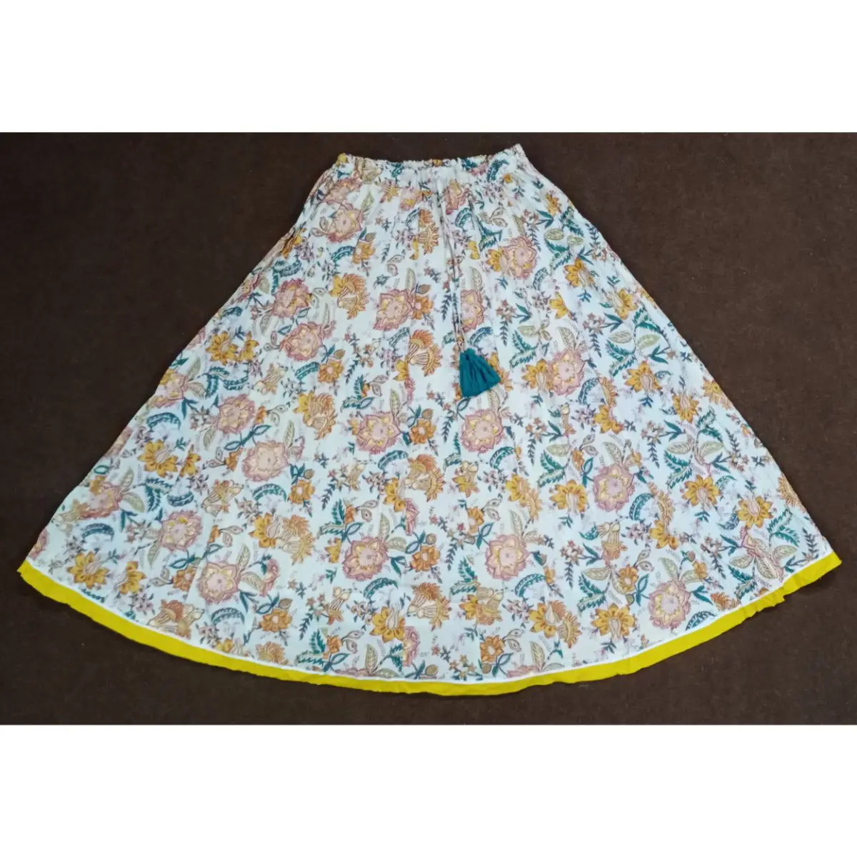 Latest Hand Block Print Cotton Skirt - Indian Ethnic Skirt