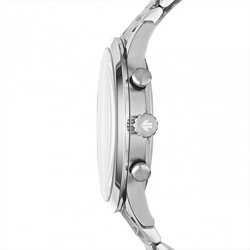  Мужские кварцевые наручные часы из нержавеющей стали с хронографом и функцией водонепроницаемости