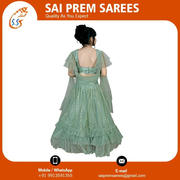 New Design Kids Cloth Collection Ghagra Choli Lehenga Choli For Girls At Wholesale Price