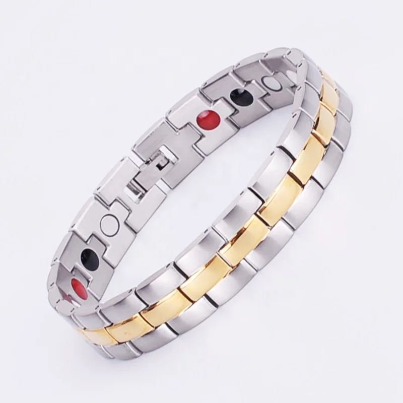 Pure Titanium Magnet Bracelet Mens Bracelet Titanium Steel Jewelry Germanium Grain Bracelet Wholesale