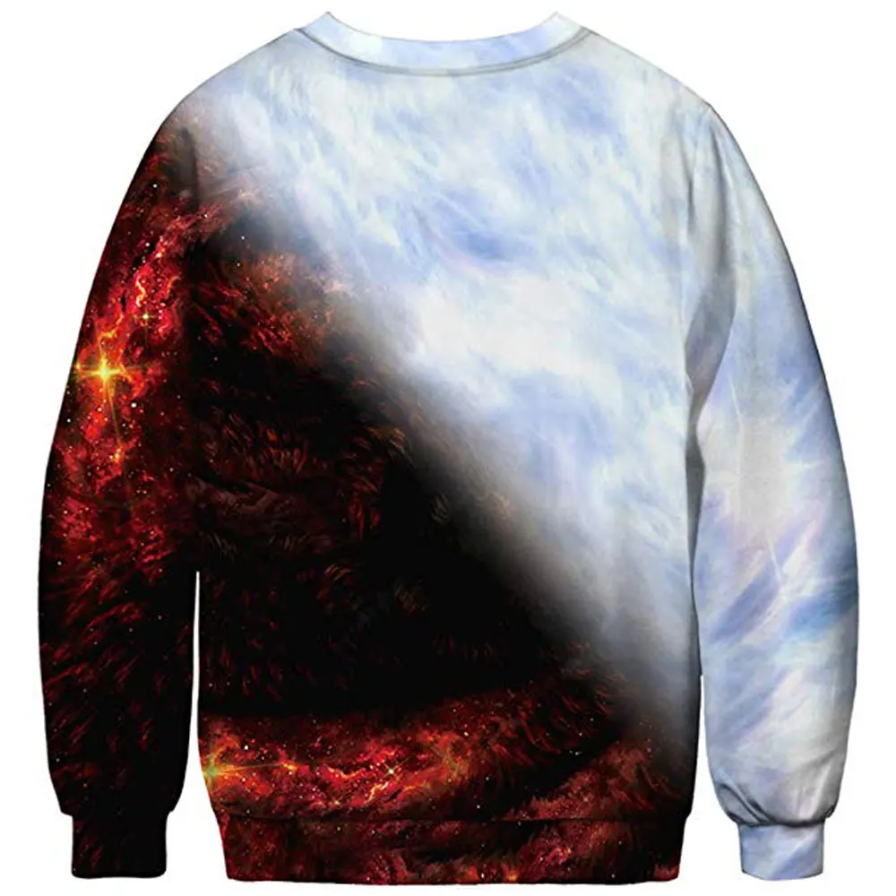 New 3D Sublimation Sweatshirt In Cheap Price / Full Dye 3D Sublimation Sweatshirt For Men