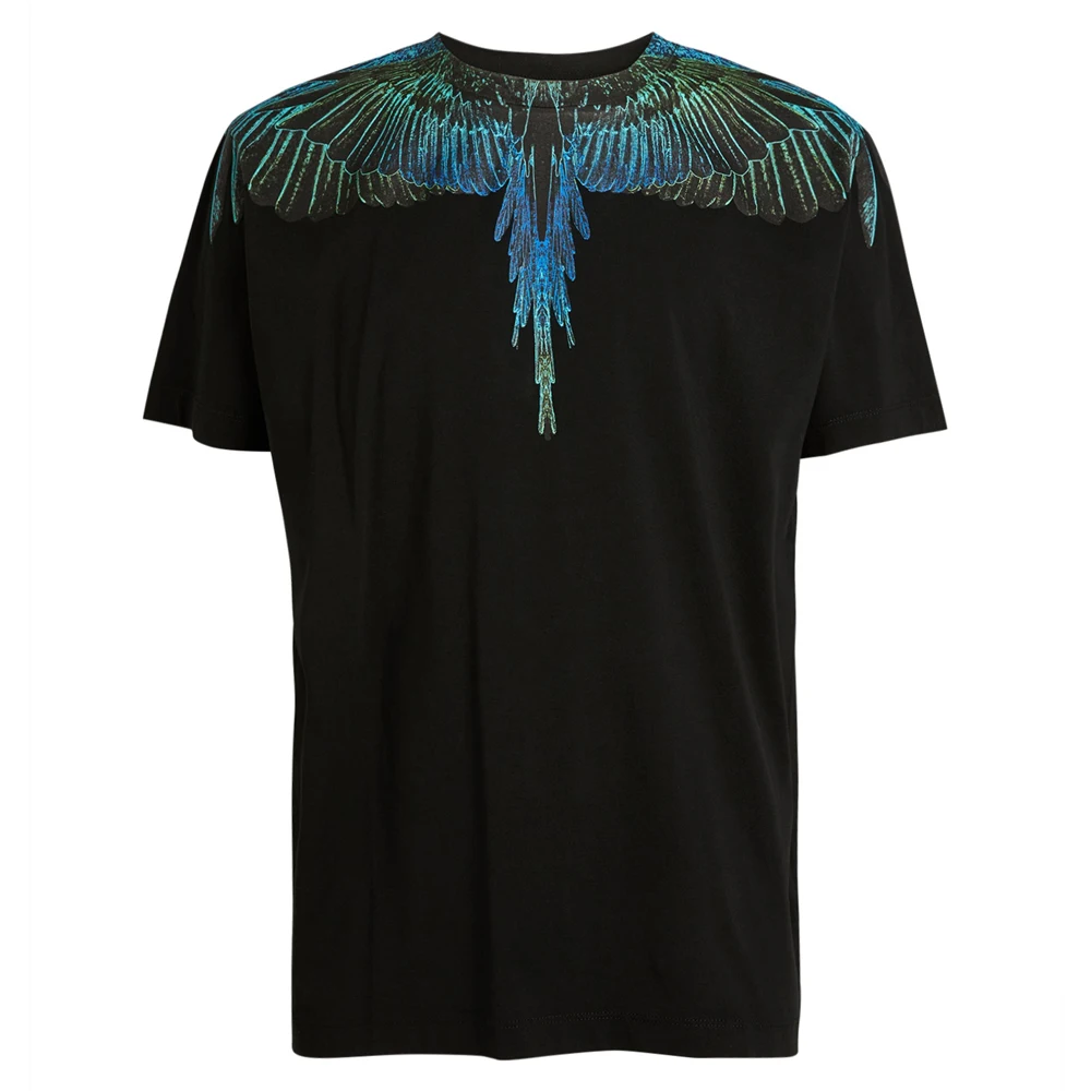 100% Cotton Polyester Black Fashionable Beautiful Shoulder Sublimation Latest Design Round Neck Short Sleeve Casual T Shirts Men