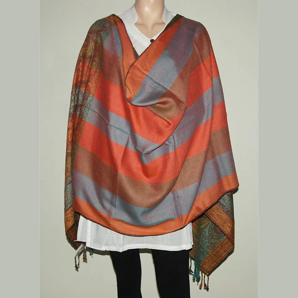 Exclusive Vintage Women Kashmiri Shawl/Scarf/wrap/Stole,Handmade Kashmiri Shawl Warm Neck Wrap